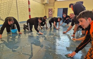 Nettoyage du gymnase
