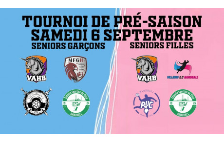 Tournoi de reprise Seniors